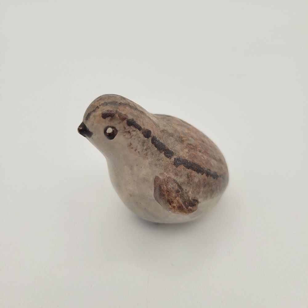 Adorable Small Stonware Pottery Figurine